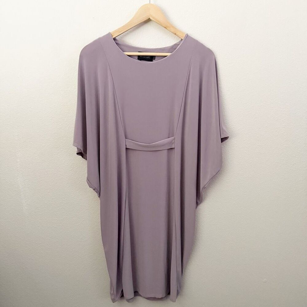 KLOSET | Mauve Gray-Purple Cocoon Dress Drape  Flowy | Size Medium/Large